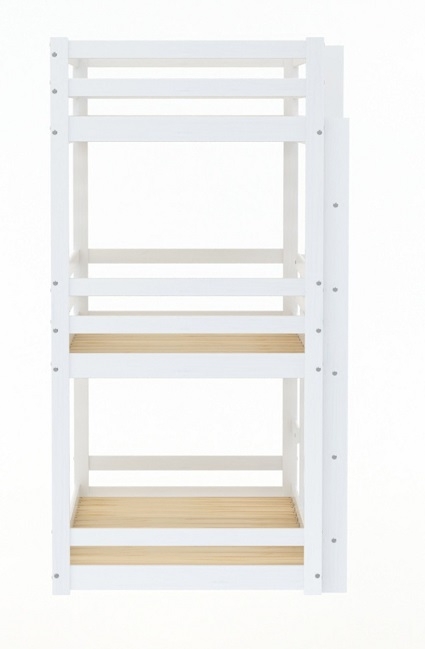 Product photograph of Birlea Tressa White Triple Bunk Bed from Choice Furniture Superstore.